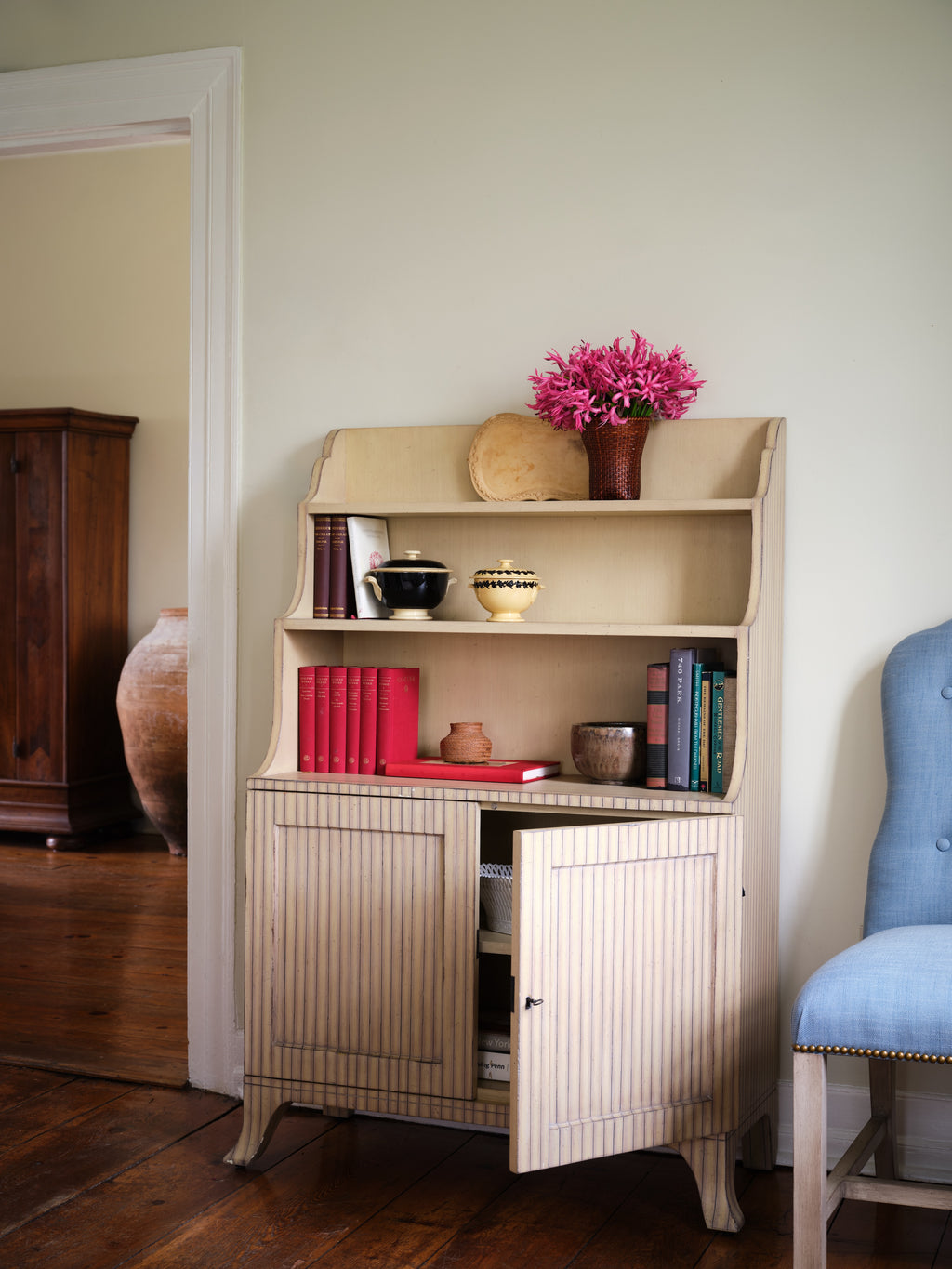 pencil stripe etagere by bunny williams home