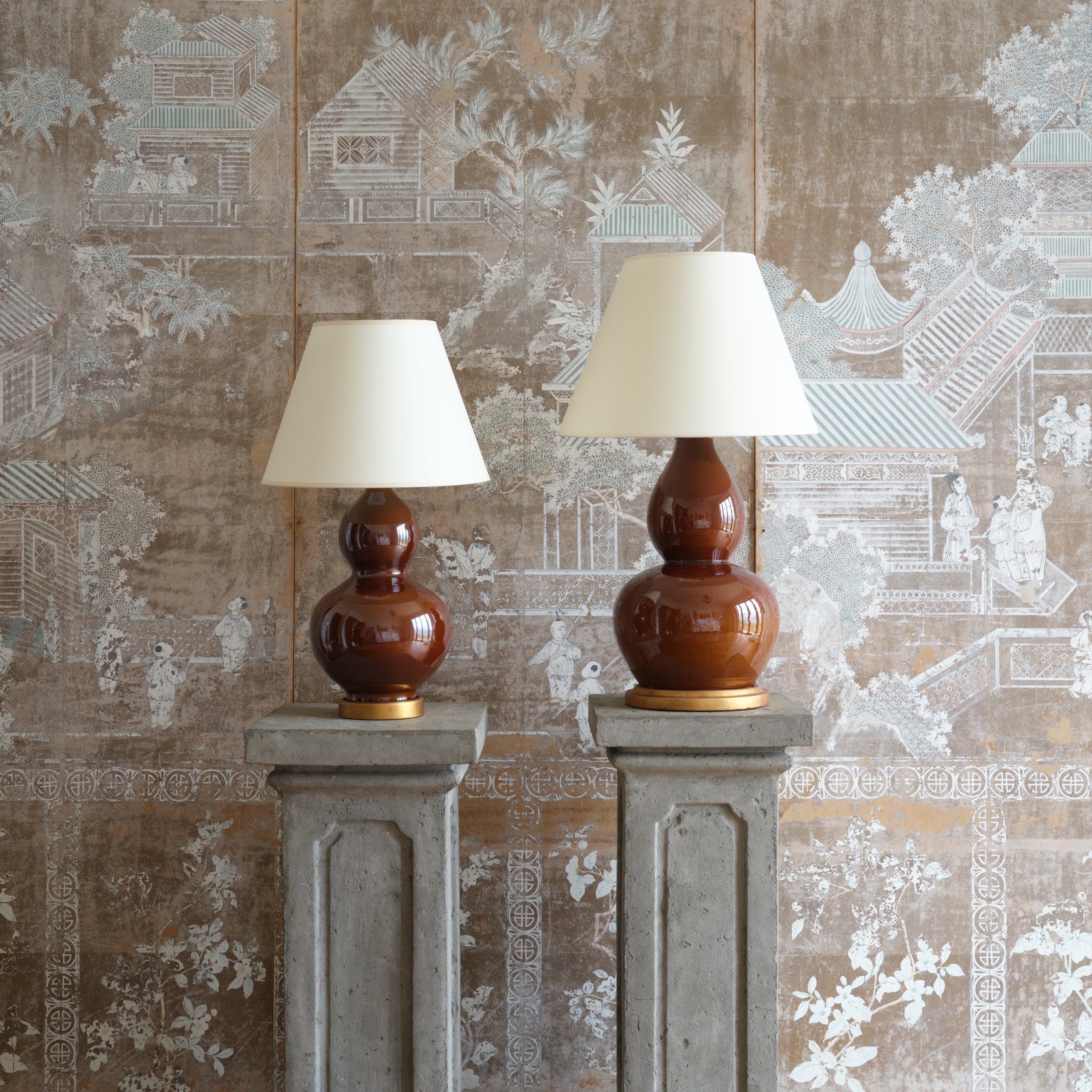 Small Cinnamon Ceramic Lamp – Bunny Williams Home