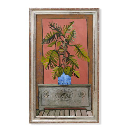 Plant on an Early Chest by John Funt, 2023 (41.5" x 25")