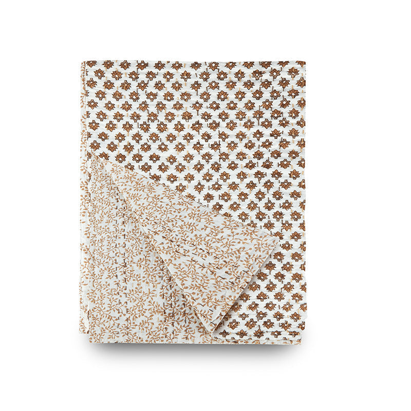 Wild Ginger Sofa Throw or Bed Coverlet