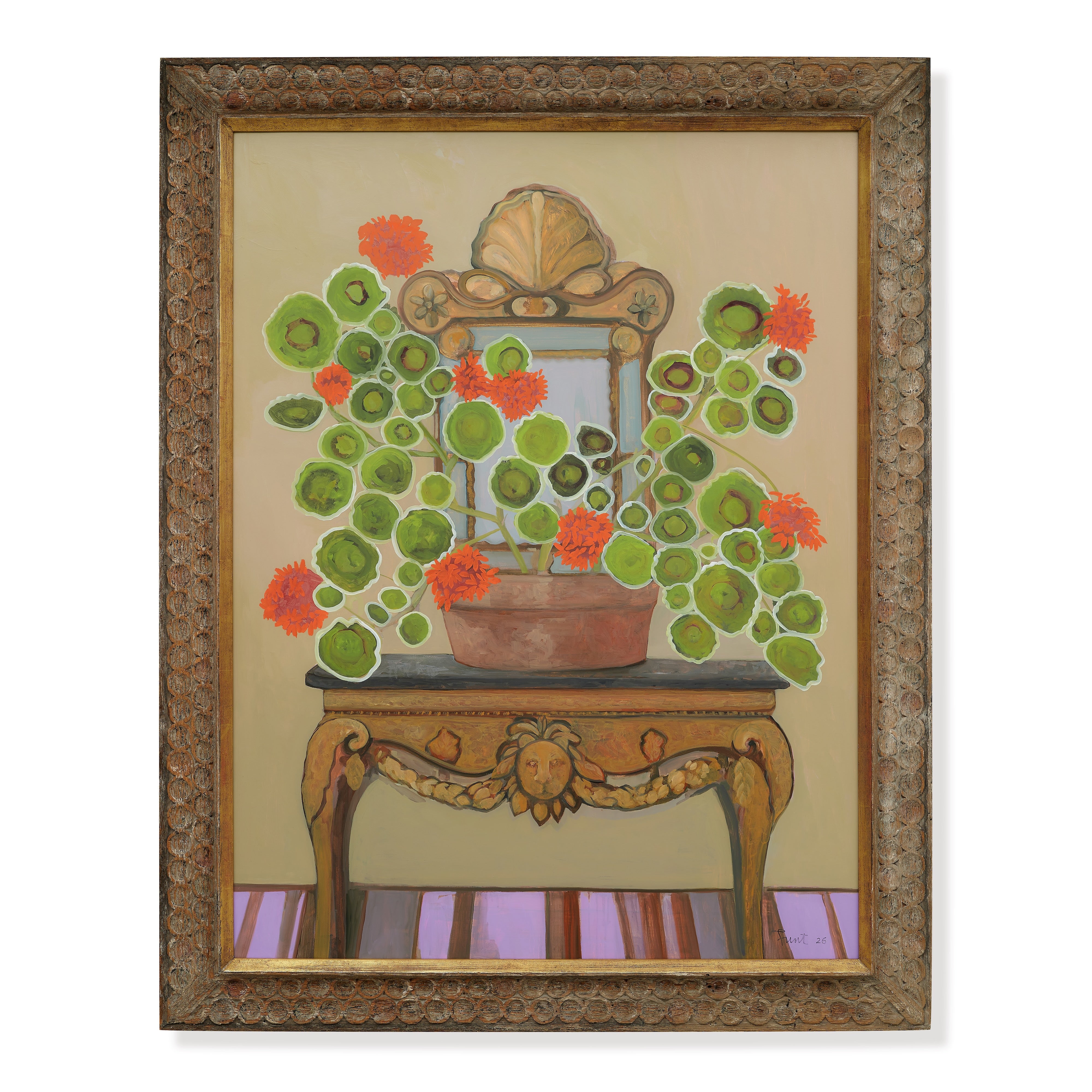 JOHN ELLAM  Williams 3Dアート 花籠 額装 Original Artwork by John Funt – Bunny Williams Home