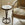 Bottoms Up Drinks Table with marble top by Bunny Williams Home