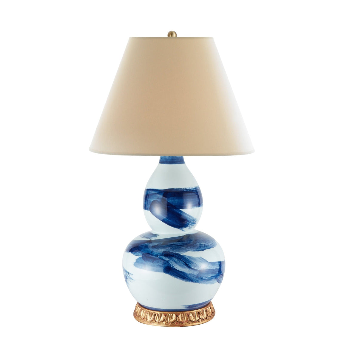 Brush Stroke Ceramic Lamp (Blue) – Bunny Williams Home