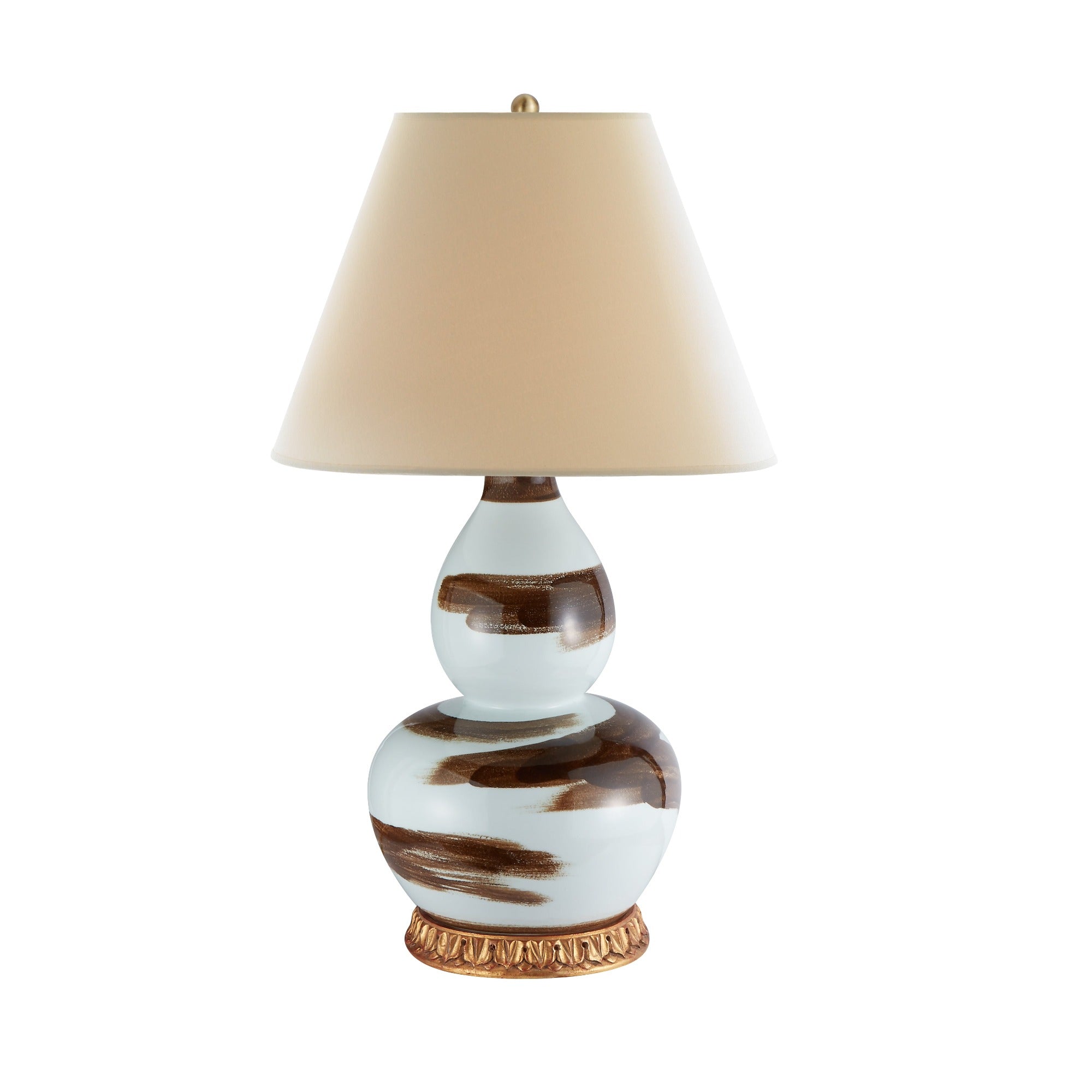 Brush Stroke Ceramic Lamp (Brown) – Bunny Williams Home