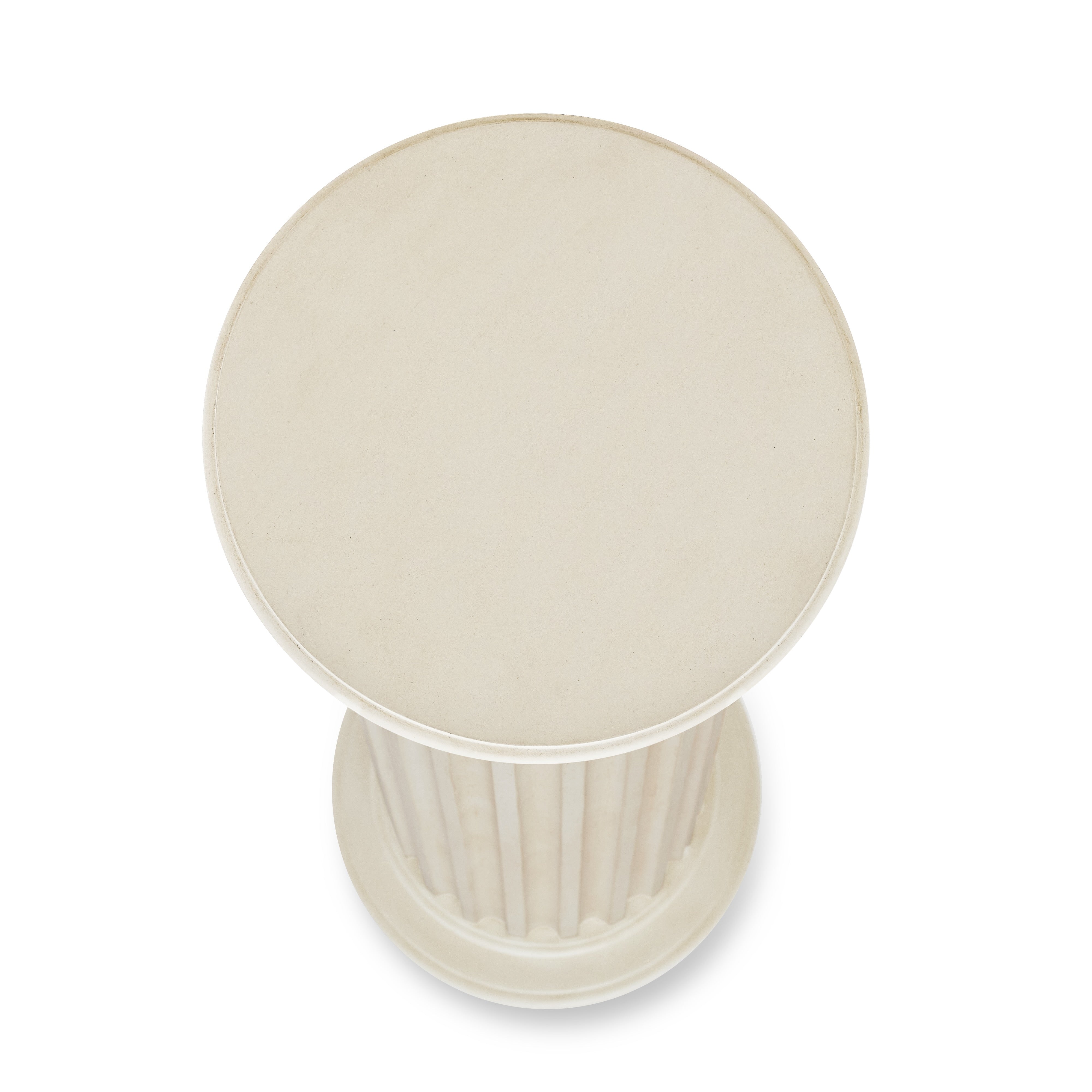 White Cassius Pedestal by Bunny Williams Home