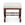 Charlottesville Stool (Mahogany / Cream Linen)