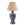 Blue Chicken Feather Lamp by Bunny Williams Home