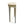 Dorian Demilune side table with green legs and cream top