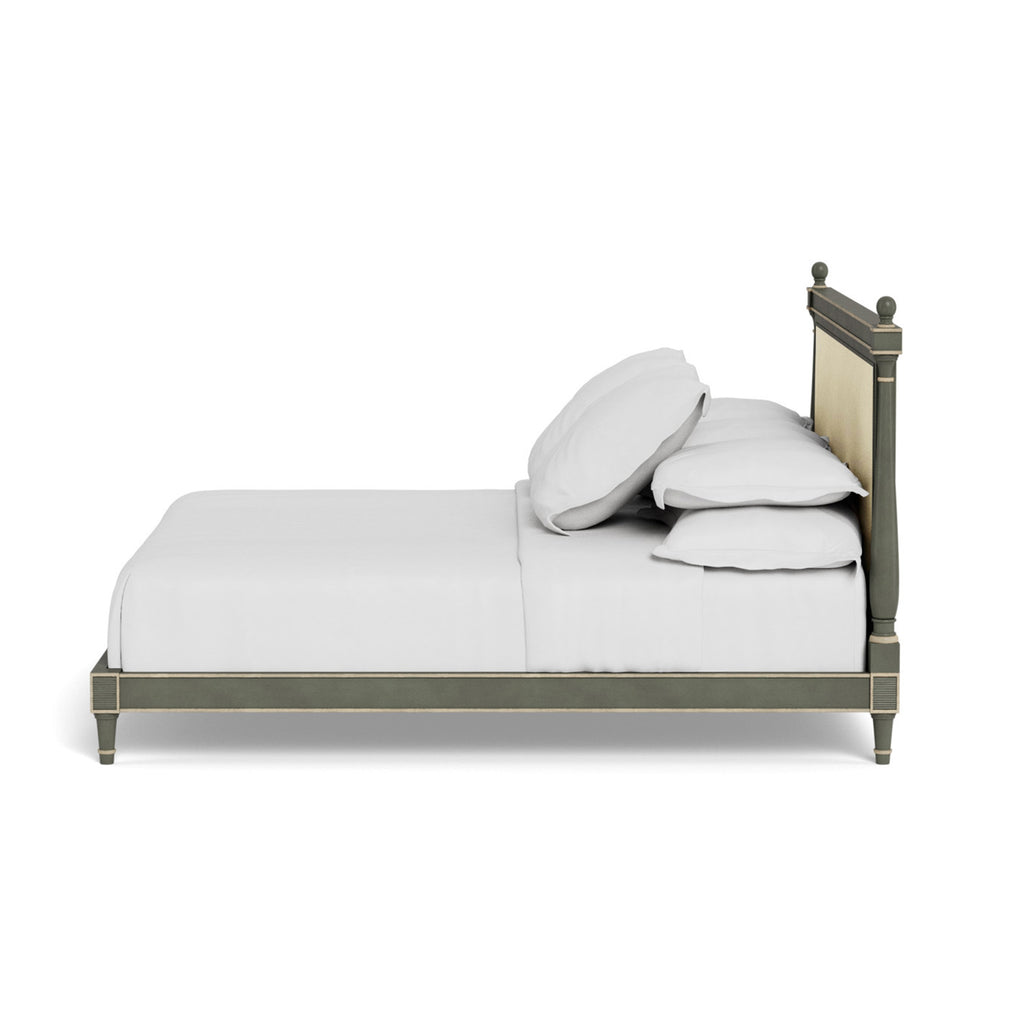 empire bed (upholstered king)