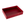 Red leather Everett Tray with gold snake detail by Bunny Williams Home