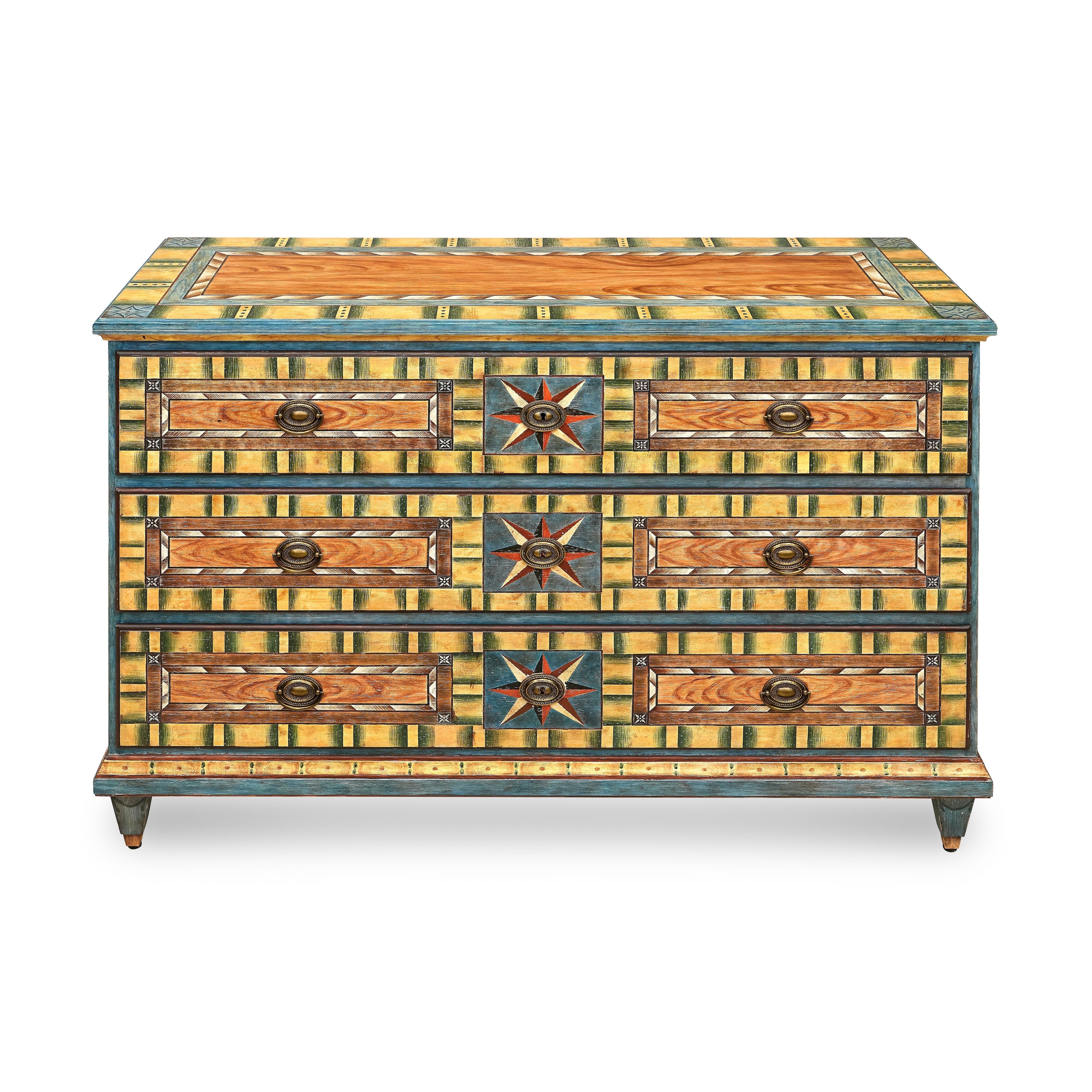 Friedrich Hand-Painted Chest