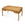 Heron paneled cane desk with three drawers