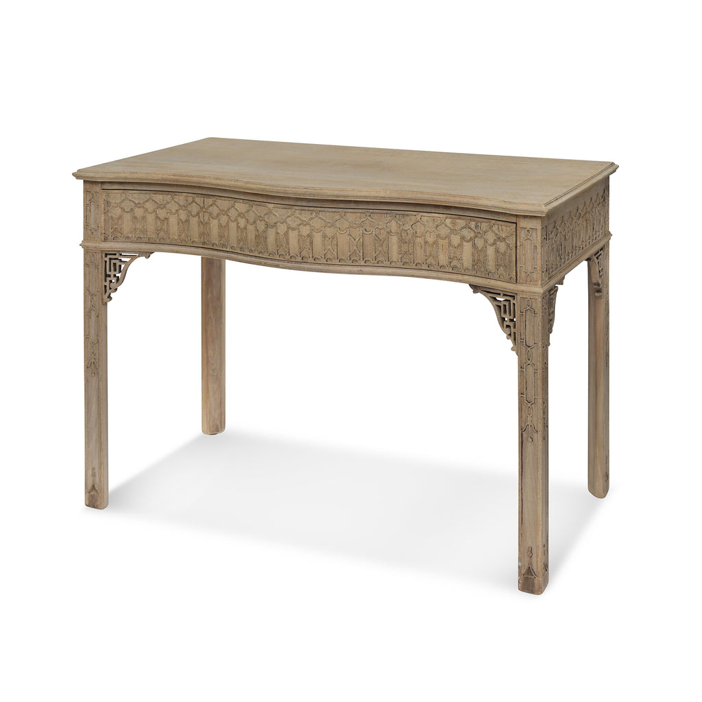 english fretted console tables (pair)
