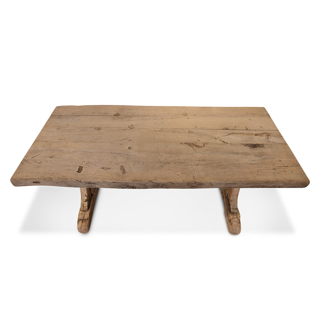 oak trestle table