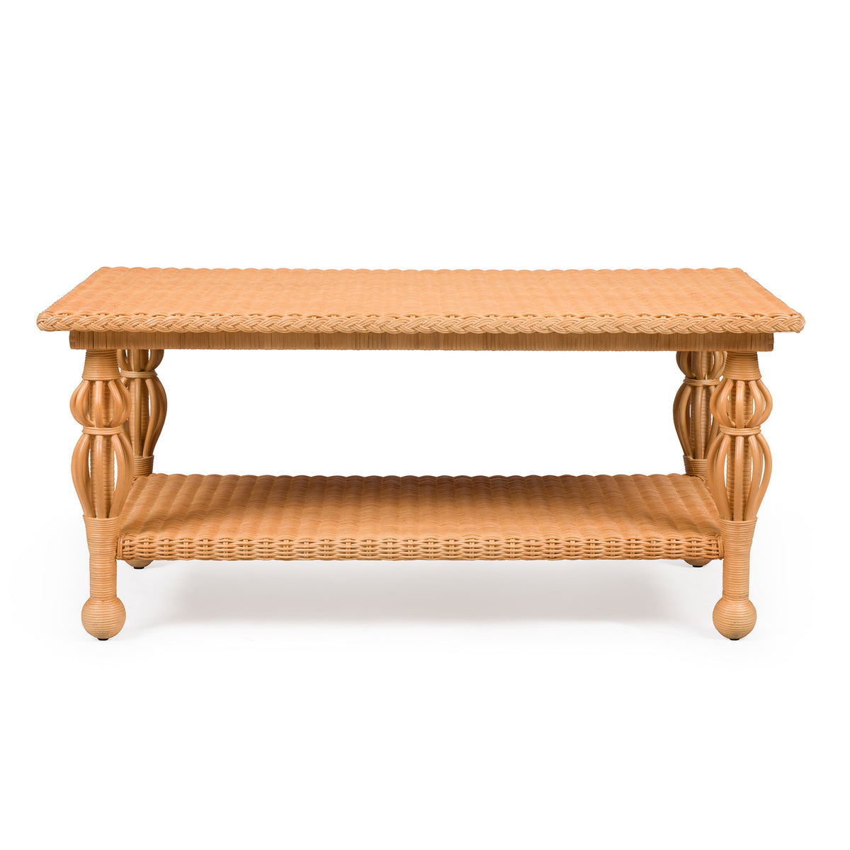 Nightingale Rattan Coffee Table by Bunny Williams Home