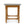 Outdoor Potting Side Table with teak legs