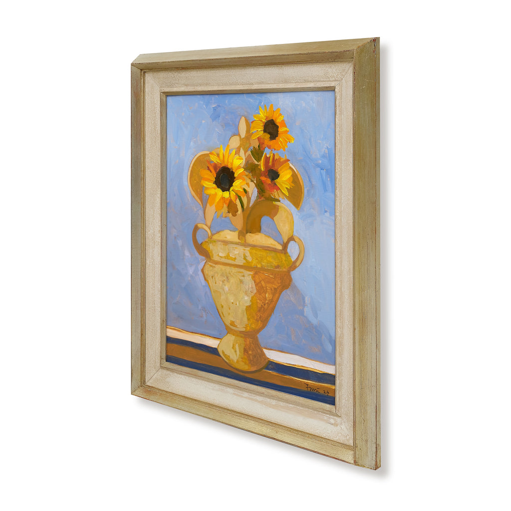 sunflowers by john funt, 2024 (28" x 24")