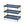 Tiered Drinks Table (Marine Blue)