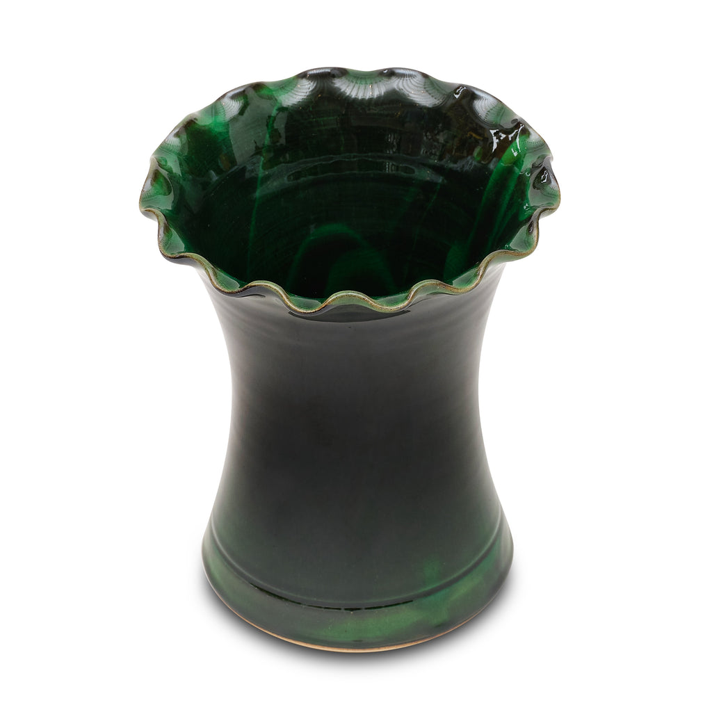 jade wide mouth carafe vase by matin malikzada for bunny williams home