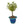 Turquoise and bliue wide mouth ruffle vase by Matin Malikzada for Bunny Williams Home