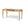 Beige desk with three drawers on a white background