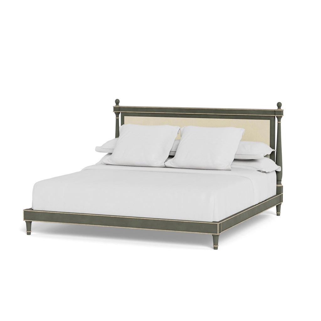 empire bed (upholstered king)