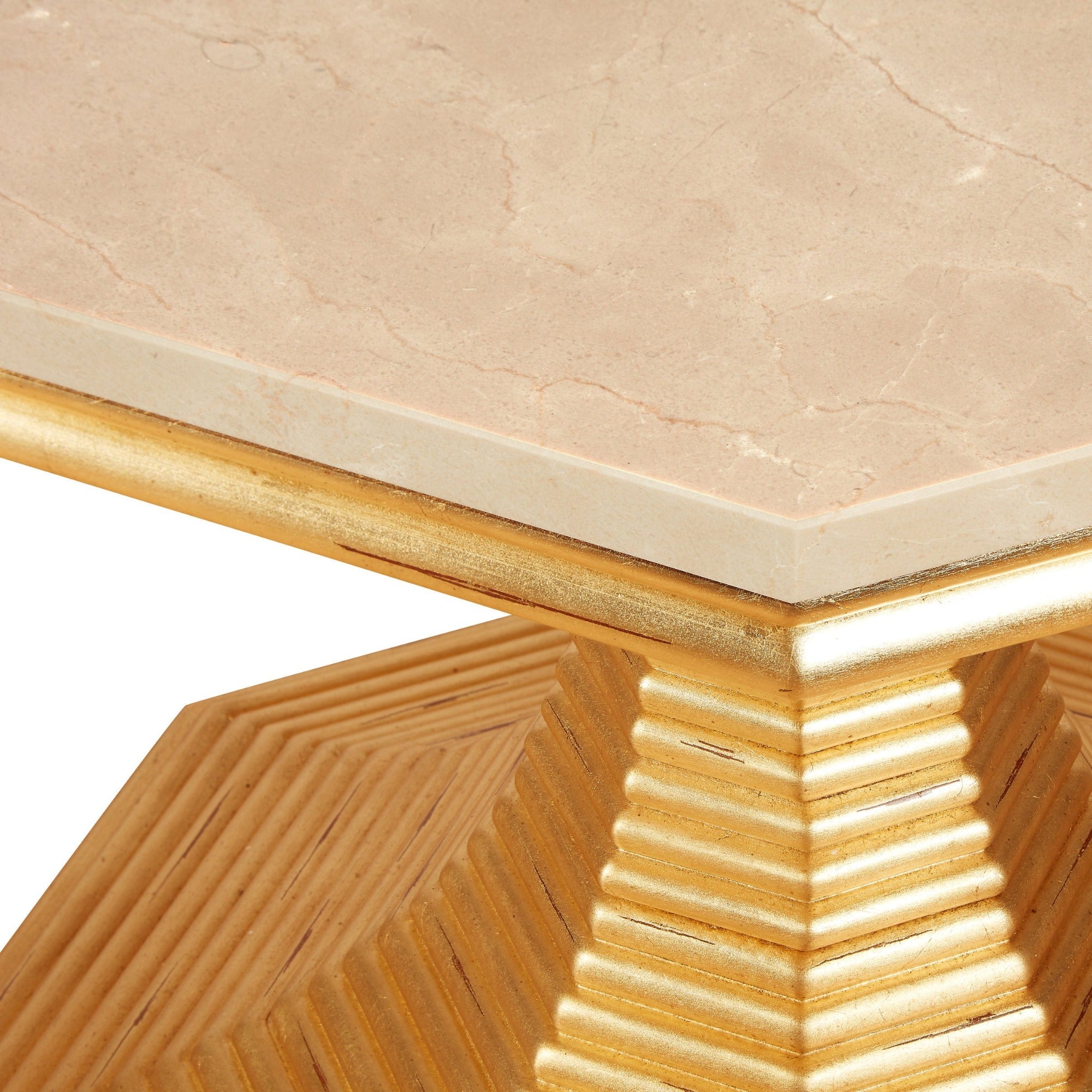 Hourglass Side Table (Gold) by Bunny Williams Home
