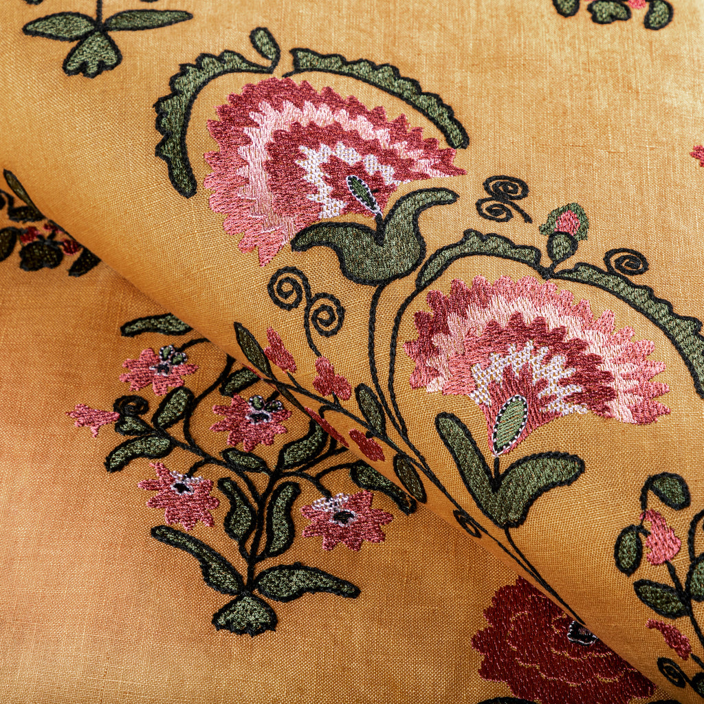 mead embroidery (saffron/petal)