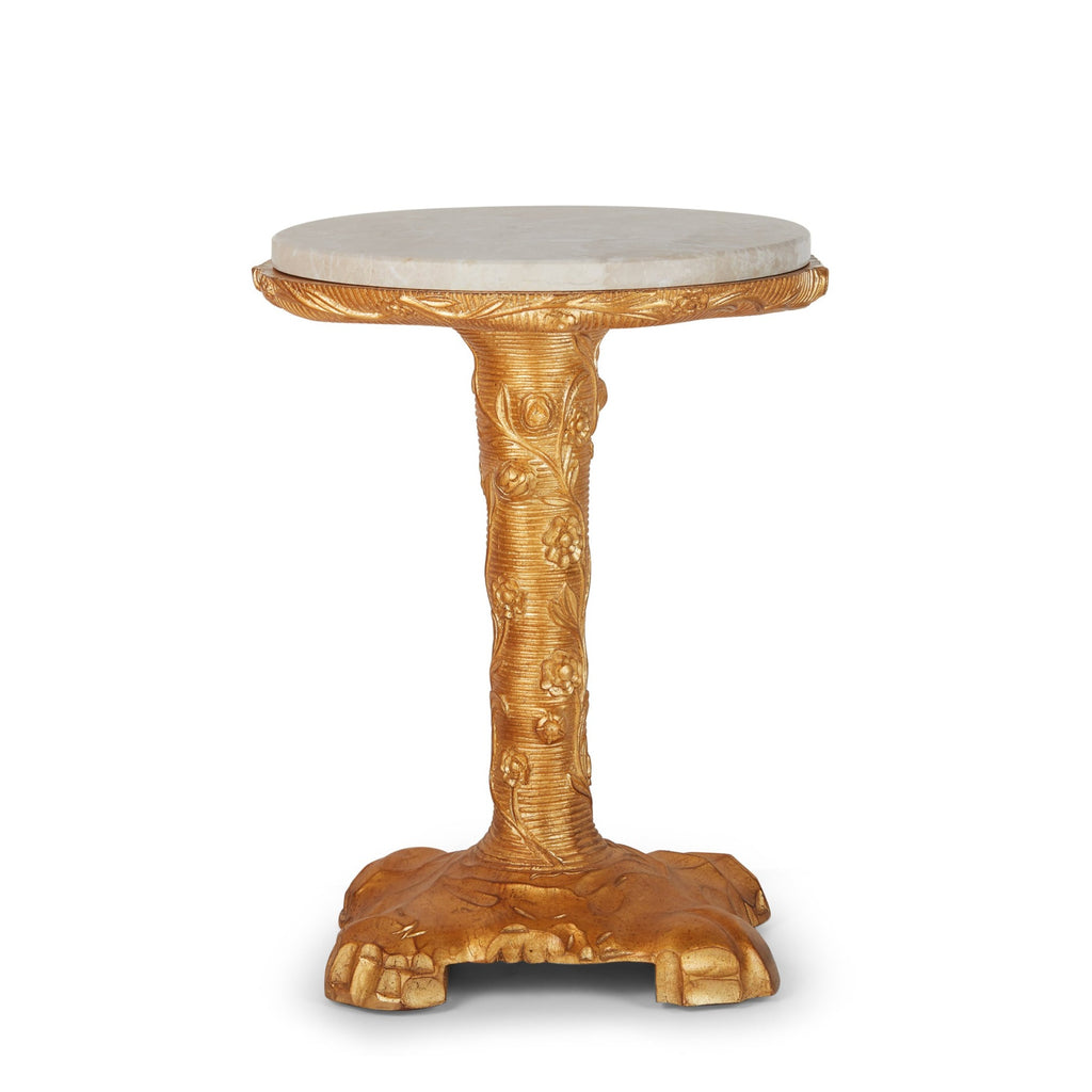 albero drinks table in gold