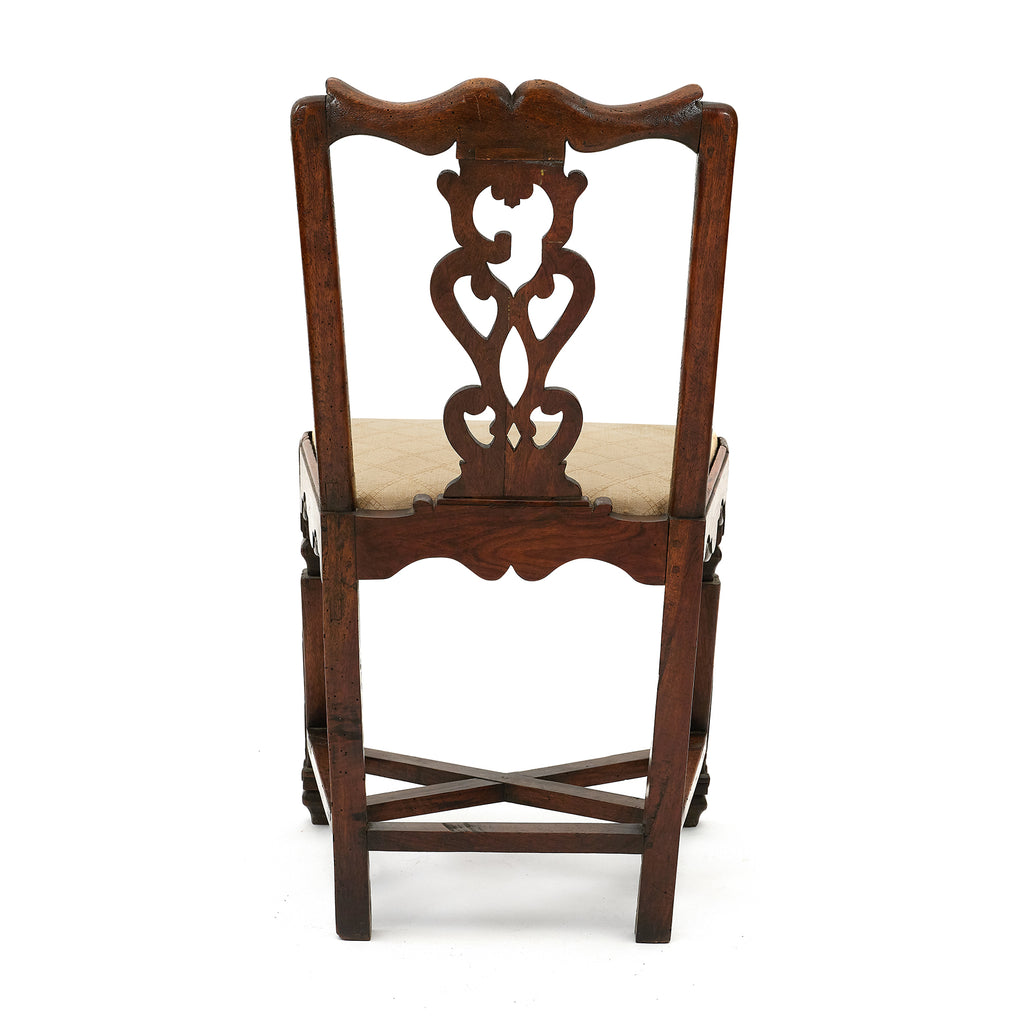 transitional english side chairs (pair)