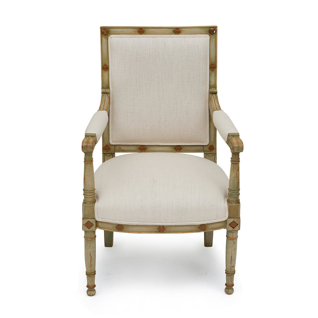 louis xiv style french empire fauteuil chair