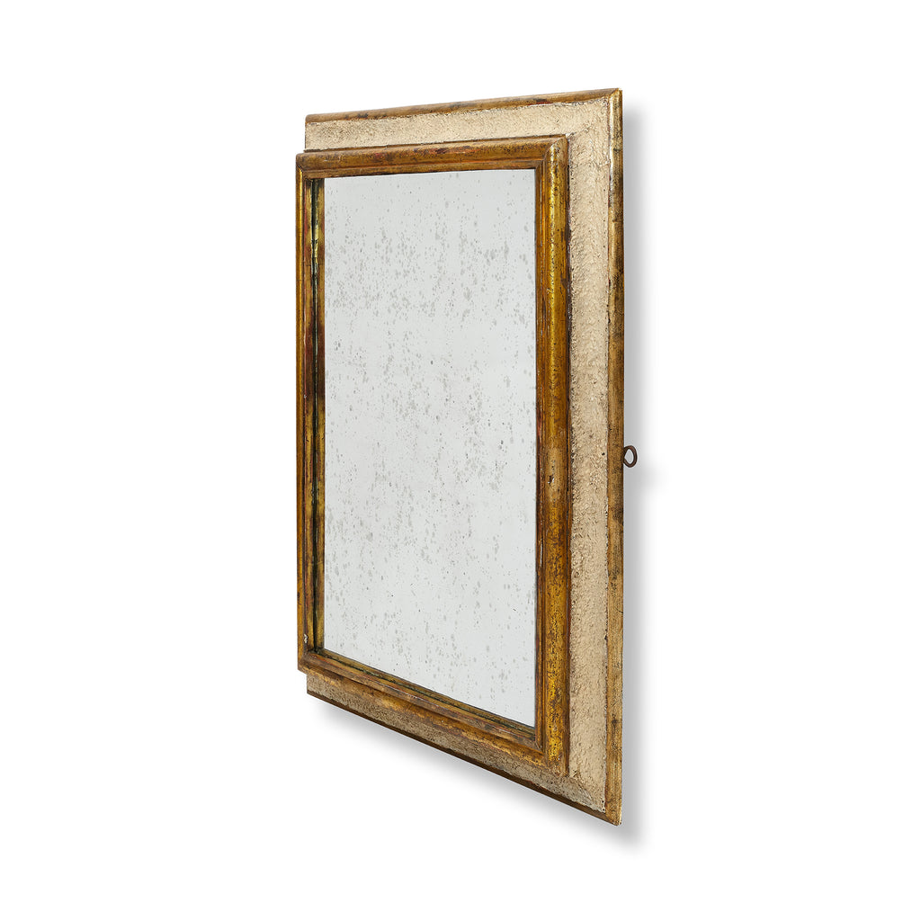 large continental parcel gilt frame mirror, 39" x 46"