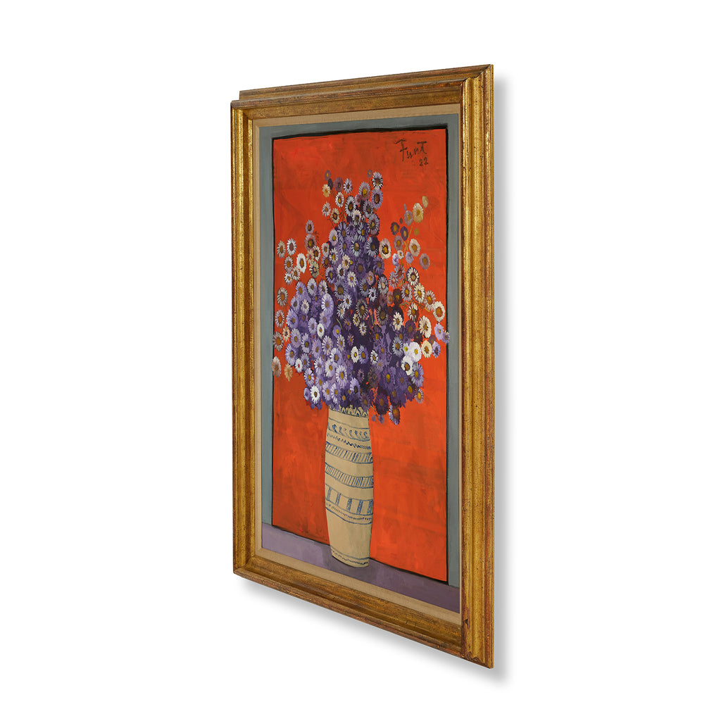 asters by john funt, 2022 (46" x 36")