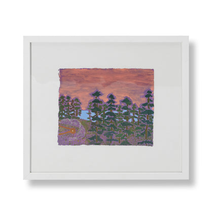 Maine Baseball by Nick Benfey (19.5" x 17.5")