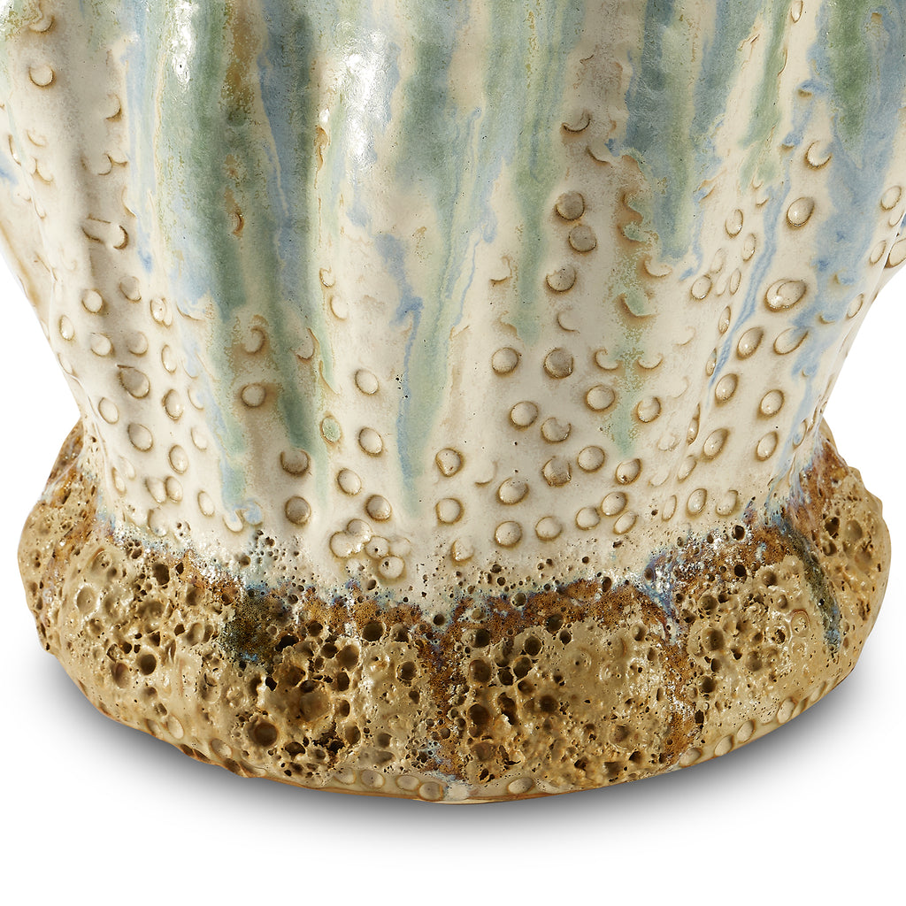 medium ceramic coral sea form jardiniere