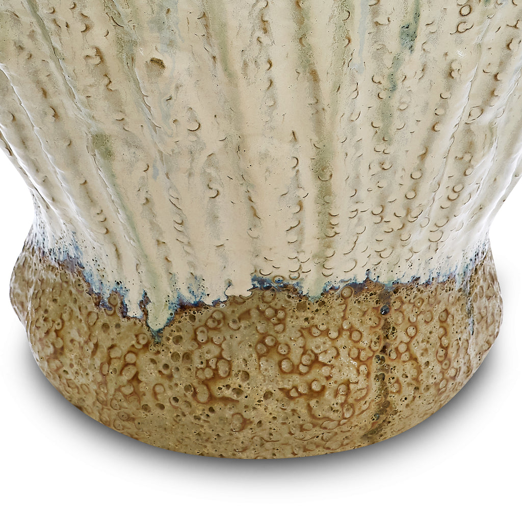 monumental ceramic coral sea form jardiniere
