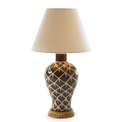 Chicken Feather Lamp (Brown)